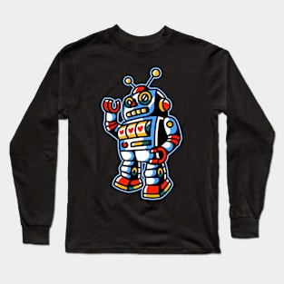 Robot Tattoo art Long Sleeve T-Shirt